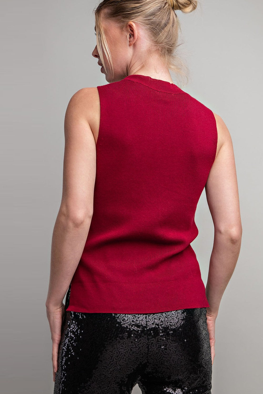 Mock Neck Tank Top